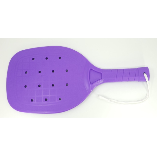 PRISP Set of Pickleball Racquets - 6 Coloured Sturdy Plastic Paddles