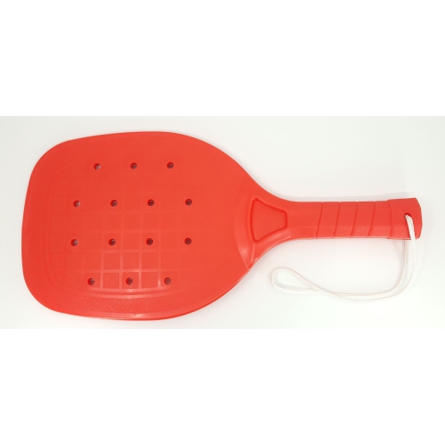 PRISP Set of Pickleball Racquets - 6 Coloured Sturdy Plastic Paddles