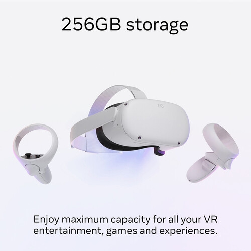 Meta Quest 2 Advanced All-in-One VR Headset (256GB, White) | Best