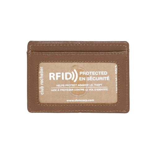 Club Rochelier Men's Billfold with Removable Card Holder Set