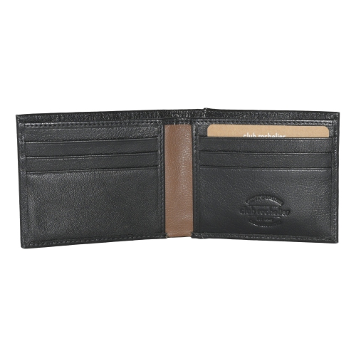 Club Rochelier Men's Billfold with Removable Card Holder Set