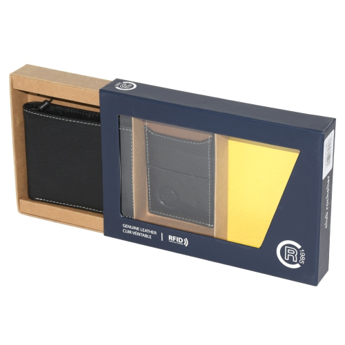 Club Rochelier Men's Billfold with Removable Card Holder Set