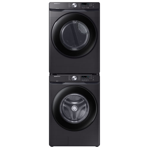 Samsung 7.5 Cu. Ft. Electric Dryer (DVE45T6005V/AC) - Black Stainless Steel