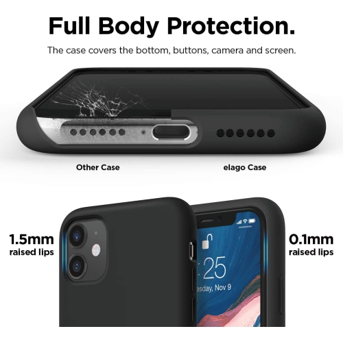 【CSmart】 Étui Coque arrière mince en caoutchouc de gel de silicone liquide doux pour iPhone 14 Pro, Violet clair