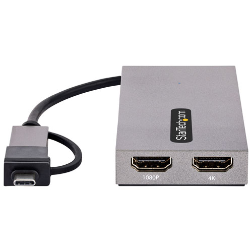 StarTech USB-C/USB-A to Dual HDMI Adapter