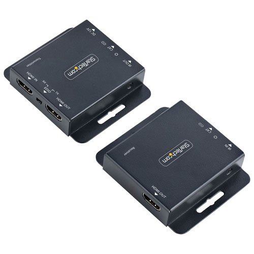 StarTech 4K HDMI Extender Over CAT6/CAT5 Ethernet Cable - Black