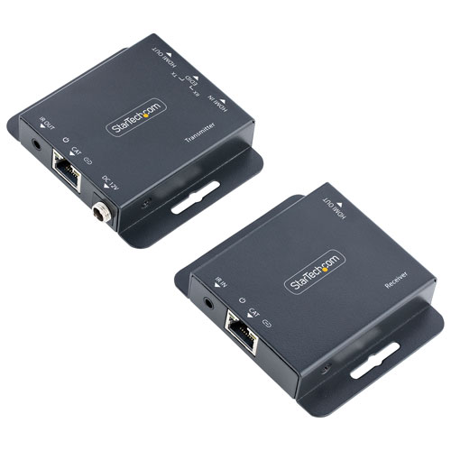 StarTech 4K HDMI Extender Over CAT6/CAT5 Ethernet Cable - Black