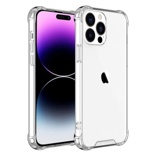 SUPERSHIELD  Apple Iphone 14 Pro Max Clear Case-Mate Tough Clear Fitted Hard Shell Shockproof Gel Transparent Air Cushion Heavy Duty Cover for Iphone