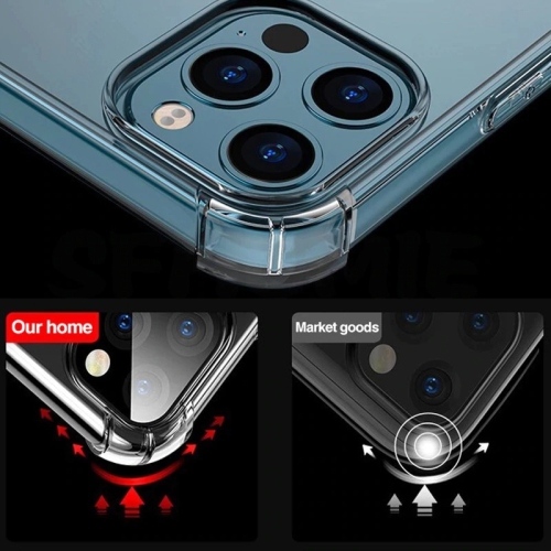 SuperShield Apple iPhone 14 Pro Max Clear Case-Mate Tough Clear Fitted Hard Shell Shockproof Gel Transparent Air Cushion Heavy Duty Cover for iPhone
