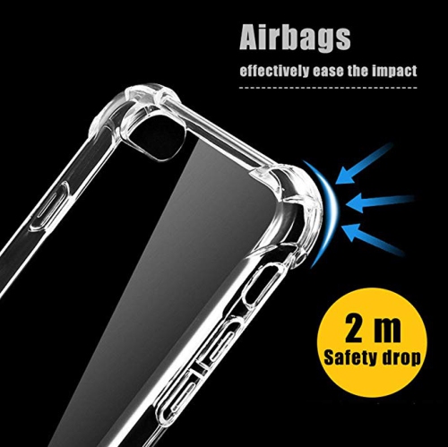 Super Shield – Étui rigide ajusté transparent antichoc Gel transparent Air Cushion, étui rigide iPhone 14 plus, iPhone 14 plus - transparent