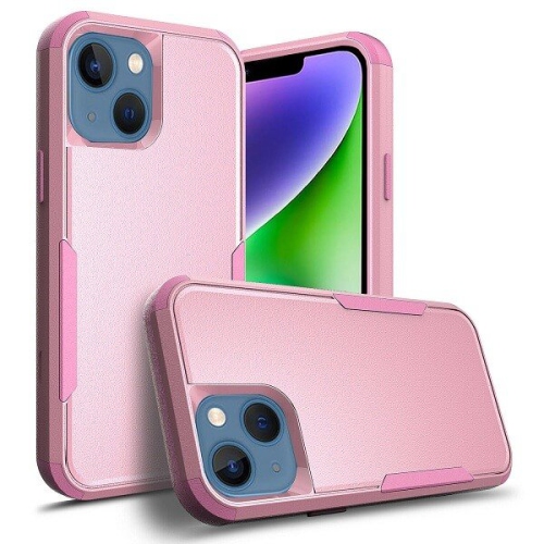 SUPERSHIELD  Apple Iphone 14 Case 3In1 Case Drop Resistant Defender Tradies Hybrid Armor Heavy Duty Rugged Shockproof Tough Cover - In Pink