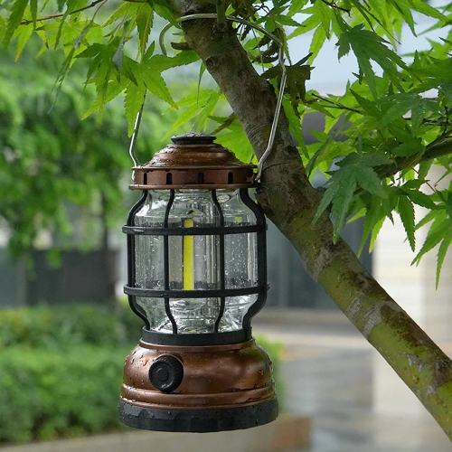 RCA RFL5018 - Dimmable Camping Lantern, 280 Lumens Led 3 COB, Weather Resistant