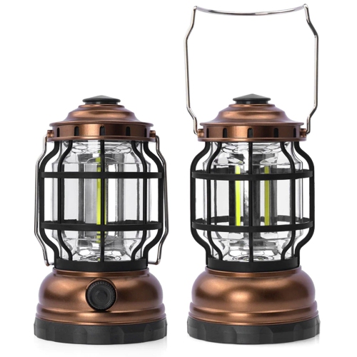 RCA RFL5018 - Dimmable Camping Lantern, 280 Lumens Led 3 COB, Weather Resistant