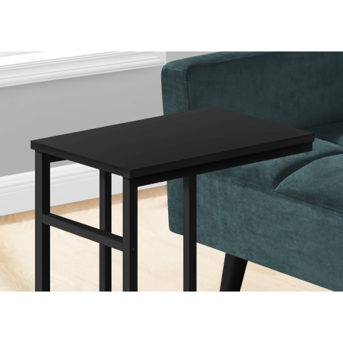 Monarch Specialties I 2170 Accent Table - 24"H / Black / Black Metal