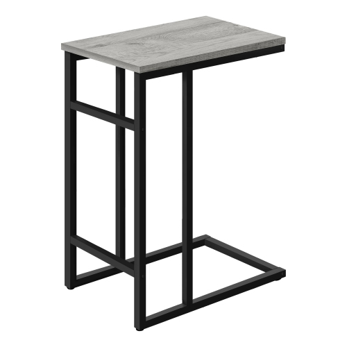 Monarch Specialties I 2171 Table D'appoint - 24"H / Gris / Métal Noir