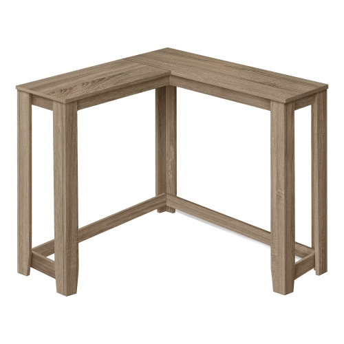 Monarch Specialties I 3659 Accent Table - 36" / Dark Taupe Corner Console