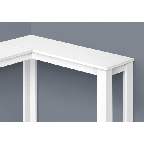 Monarch Specialties I 3656 Accent Table - 36" / White Corner Console