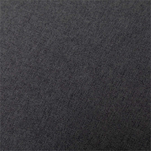 Designs4Comfort Natalie Accent Ottoman Stool in Gray Fabric and Espresso Wood