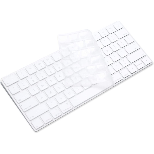 Keyboard Protector Cover Skin for Apple Magic Keyboard & Magic Keyboard 2 Ultra Thin Silicone Protector (Tran