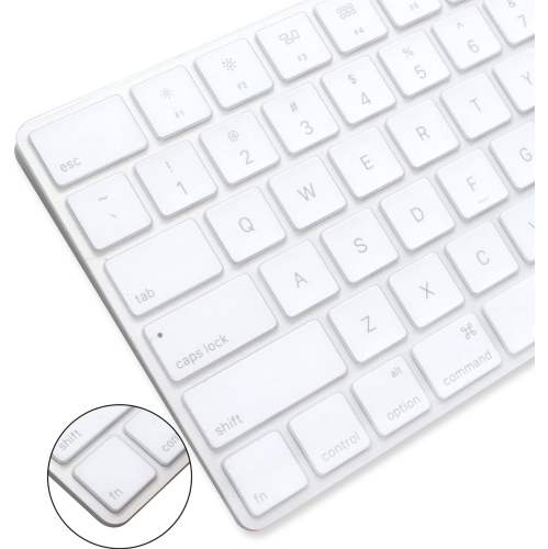 Keyboard Protector Cover Skin for Apple Magic Keyboard & Magic Keyboard 2 Ultra Thin Silicone Protector (Tran