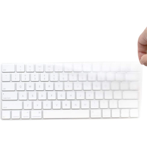 Keyboard Protector Cover Skin for Apple Magic Keyboard & Magic Keyboard 2 Ultra Thin Silicone Protector (Tran
