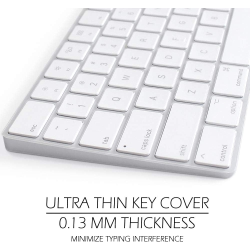 Keyboard Cover Skin for 2018-2017 Apple Magic Keyboard with Numeric Keypad A1843 US Enter MQ052LL/A Wireless Bluetooth Keyboard Ultra Thin Full Size
