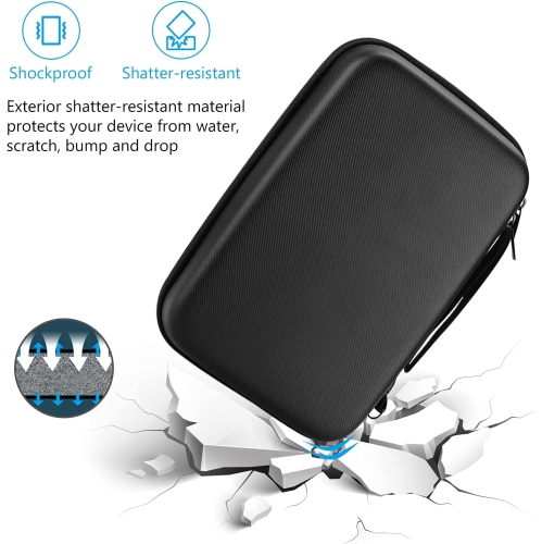 Hard Travel Case for MacBook Power Adapter Apple Magic Mouse 2 Apple Pencil USB Flash Disk SD Card iPhone iPad Chargers Small Electronics and