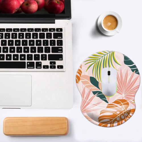 Mouse Pad with Wrist Support, Non Slip Mousepad Wrist Rest for Office, Computer, Laptop & Mac- Durable & Comfortable & Lightweight Ergonomic Support