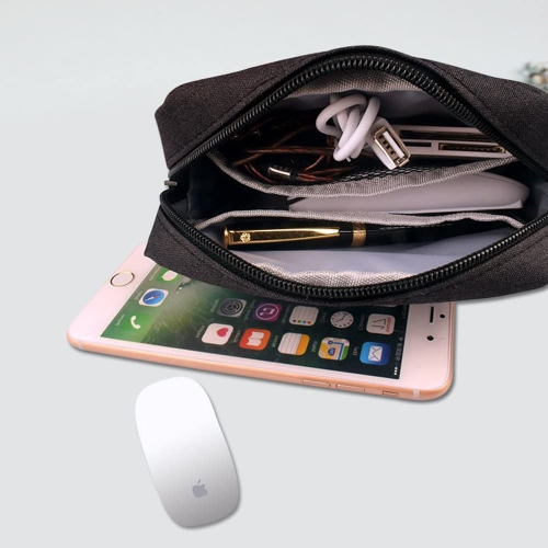 Universal Electronics/Accessories Soft Carrying Case Bag, Durable & Light-Weight,Suitable for Out-Going, Business, Travel and Cosmetics Kit