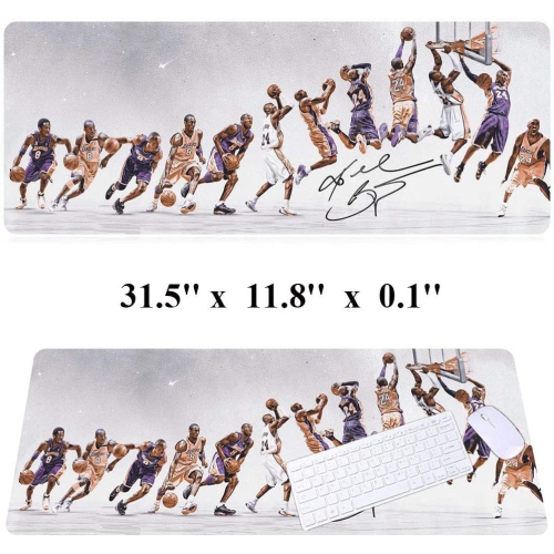 31.5x11.8 Inch Non-Slip Rubber Stitched Edges Extended Large Gaming Mouse Pad Office Keyboard Mouse Mat