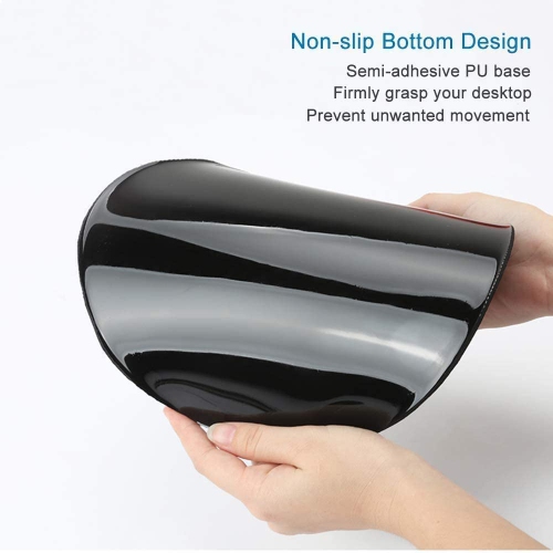 Mouse Pad with Wrist Support, Non Slip Mousepad Wrist Rest for Office, Computer, Laptop & Mac- Durable & Comfortable & Lightweight Ergonomic Support