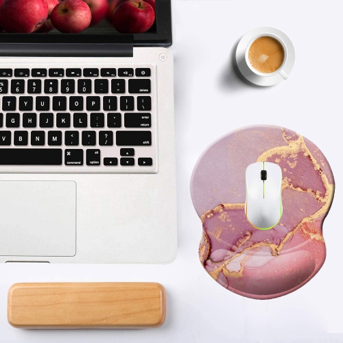 Mouse Pad with Wrist Support, Non Slip Mousepad Wrist Rest for Office, Computer, Laptop & Mac- Durable & Comfortable & Lightweight Ergonomic Support