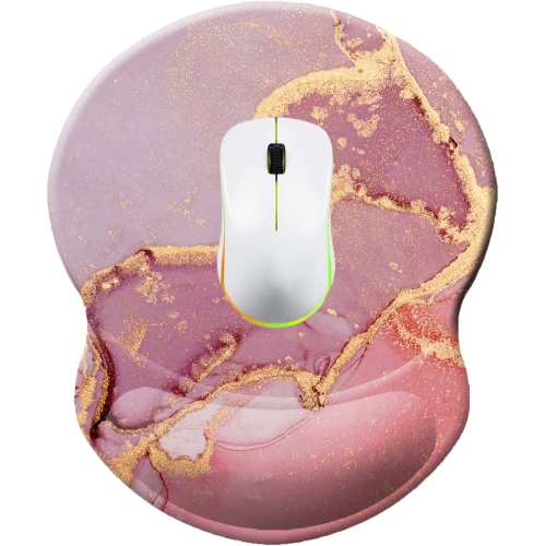 Mouse Pad with Wrist Support, Non Slip Mousepad Wrist Rest for Office, Computer, Laptop & Mac- Durable & Comfortable & Lightweight Ergonomic Support