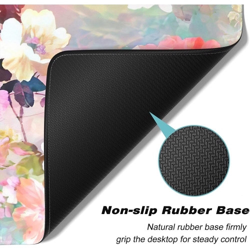 Extended Large Mouse Pad, XXL Gaming Mousepad 31.5 x 15.7 Inch, Big Computer Keyboard Desk Pad, Waterproof Mouse Mat with Stitched Edges and Non-Slip