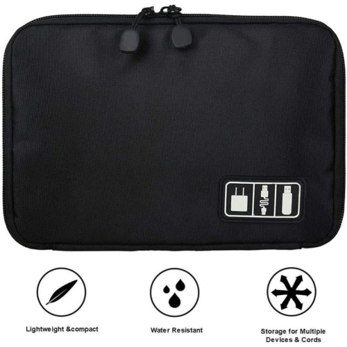 Travel Electronics Organizer Cable Organizer Bag Electronics Accessories Case for USB,Chargers,Power Bank etc.