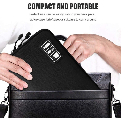 Travel Electronics Organizer Cable Organizer Bag Electronics Accessories Case for USB,Chargers,Power Bank etc.