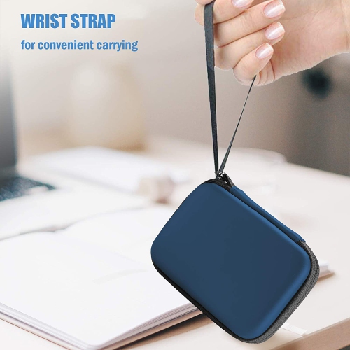 Samsung T7 / T7 Touch Portable SSD Carrying Case with Silicone Cover, Hard EVA Shockproof Storage Travel Organizer for Samsung T7 Touch Portable