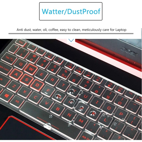 Keyboard Cover for Acer Predator Helios 300 PH315-52/53 PH317-53/54 15.6 17.3 & Acer Nitro 5 AN515-45/43/44 AN515-54/55 AN517-54/53/51/52 NP515-51