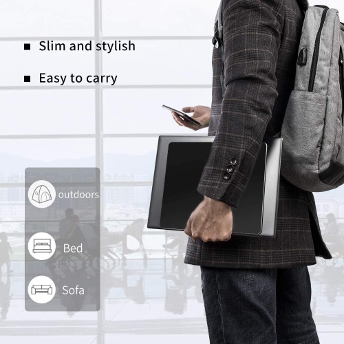 Hard Black Metal Aluminum Mouse Pad Mat Smooth Magic Ultra Thin Double Side Mouse Mat Waterproof Fast and Accurate Control for Gaming and