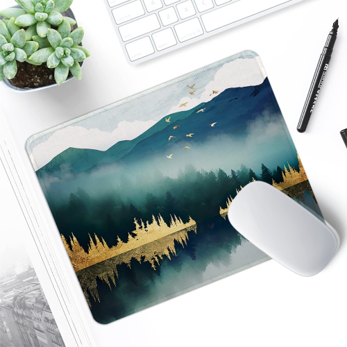 Mouse Pad with Non-Slip Rubber Base, Stitched Edge, Premium-Textured, Waterproof Gaming Mouse Pad for Wireless Mouse, Computers, Laptop, Office,