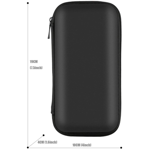 Universal Pouch Travel Power Bank Carrying Case Hard Shockproof Protective EVA Cover Battery Pack USB Cable Organizer Earbuds Sleeve Electronics Bag