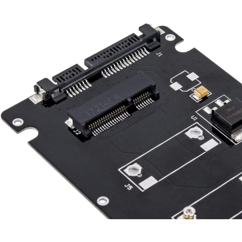 2.5 Inch SATA to mSATA SSD Enclosure Converter Internal/External Adapter