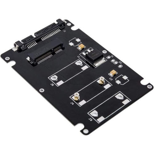 2.5 Inch SATA to mSATA SSD Enclosure Converter Internal/External Adapter