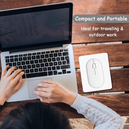 Mouse Pad, Small Mouse Pad 5 x 6 Inch with Non-Slip Rubber Base, Waterproof Mouse Mat, Mini Mouse Pad for Women Kids Men Wireless Mouse Laptops