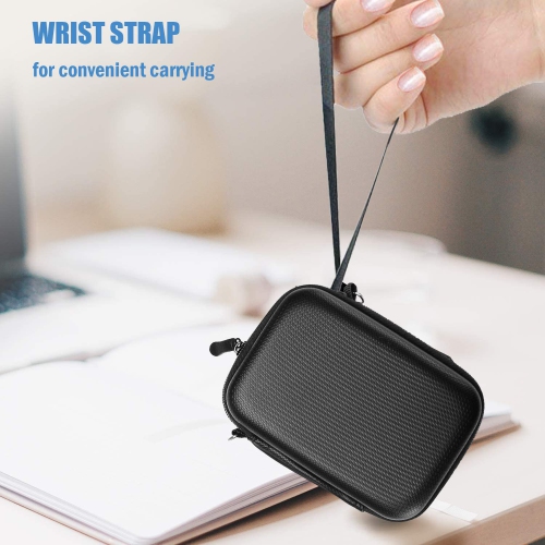 Samsung T7 / T7 Touch Portable SSD Carrying Case with Silicone Cover, Hard EVA Shockproof Storage Travel Organizer for Samsung T7 Touch Portable