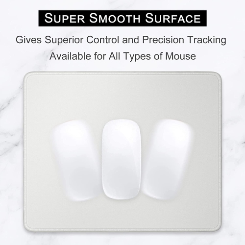 Mouse Pad, Premium-Textured Square Mousepad 10.2 x 8.3 Inch, Stitched Edge Anti-Slip Waterproof Rubber Mouse Mat, Pretty Cute Mouse Pad for Office