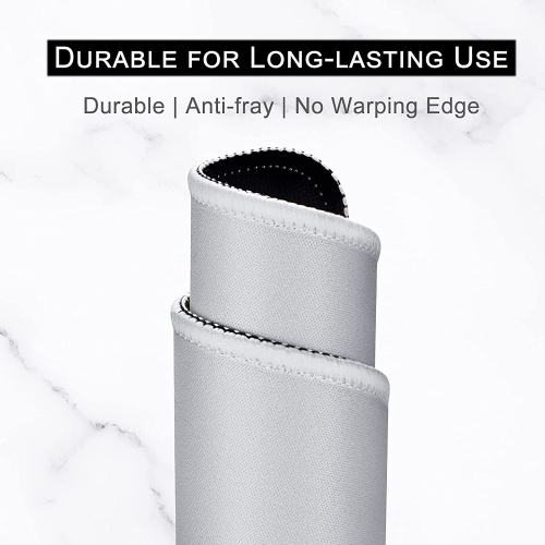 Mouse Pad, Premium-Textured Square Mousepad 10.2 x 8.3 Inch, Stitched Edge Anti-Slip Waterproof Rubber Mouse Mat, Pretty Cute Mouse Pad for Office