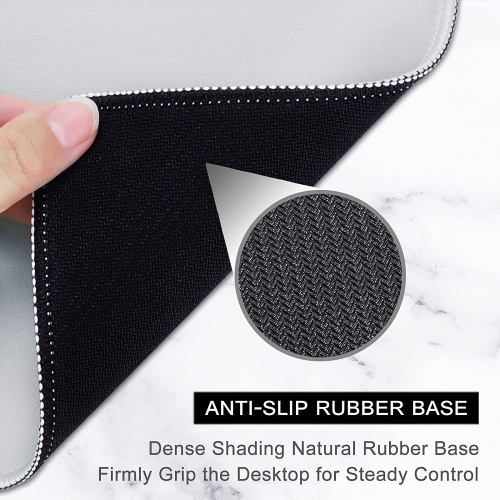 Mouse Pad, Premium-Textured Square Mousepad 10.2 x 8.3 Inch, Stitched Edge Anti-Slip Waterproof Rubber Mouse Mat, Pretty Cute Mouse Pad for Office