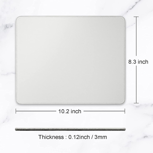 Mouse Pad, Premium-Textured Square Mousepad 10.2 x 8.3 Inch, Stitched Edge Anti-Slip Waterproof Rubber Mouse Mat, Pretty Cute Mouse Pad for Office