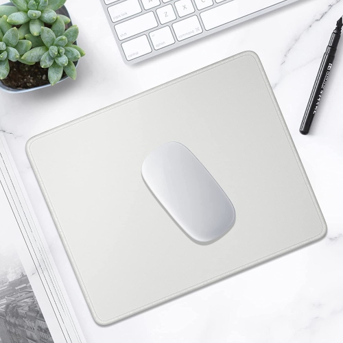 Mouse Pad, Premium-Textured Square Mousepad 10.2 x 8.3 Inch, Stitched Edge Anti-Slip Waterproof Rubber Mouse Mat, Pretty Cute Mouse Pad for Office